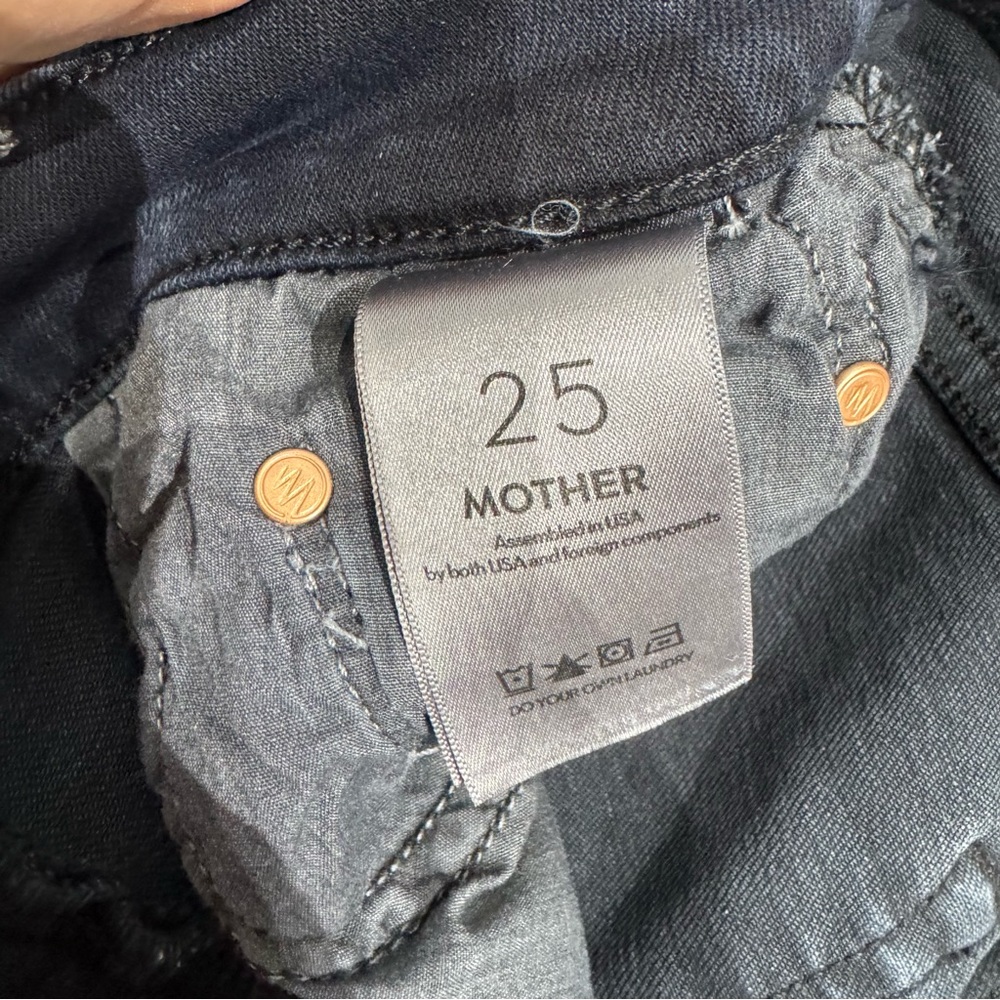 MOTHER The Rambler Ankle Straight Leg Jeans in Night in Venice Size 25 - Picture 15 of 16
